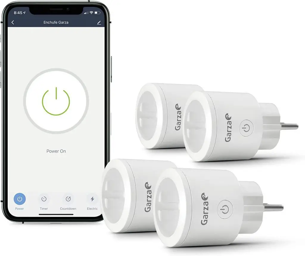 Garza Smart Home - Pack 4 Enchufes inteligentes wifi más vendidos de Amazon