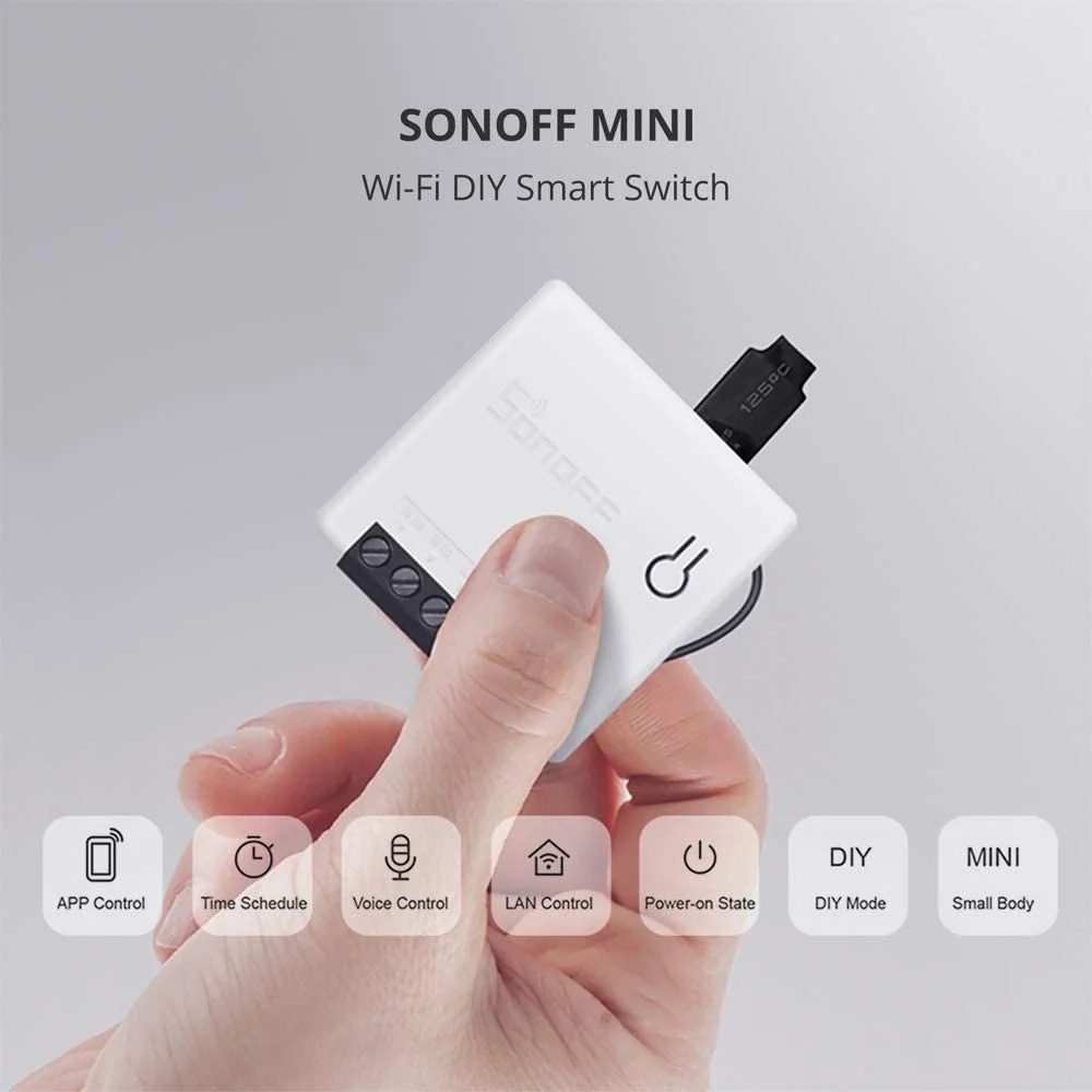 SONOFF Interruptor Inteligente WiFi  para crear casa Inteligente