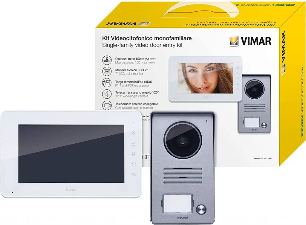 Kit de videoportero inteligente Vimar K40910, Videoportero inteligente WiFi 2022: Guía de compra