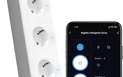 Mejores Regletas y Enchufes wifi Alexa para ayudar a modernizar su hogar. Garza Smart - Regleta WiFi Inteligente Alexa
