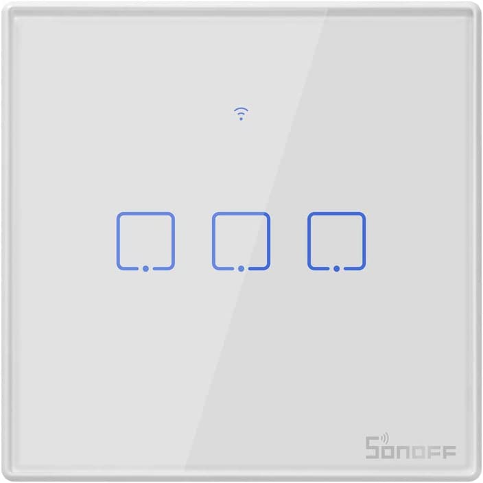 SONOFF T2EU3C Interruptor inteligente empotrado Inalámbrico 