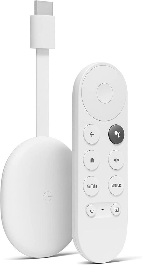 Los mejores dispositivos inteligentes compatibles  Google home para comprar en 2023. Chromecast con Google TV (HD) Reproduce contenido en streaming en el televisor con el mando de control por voz