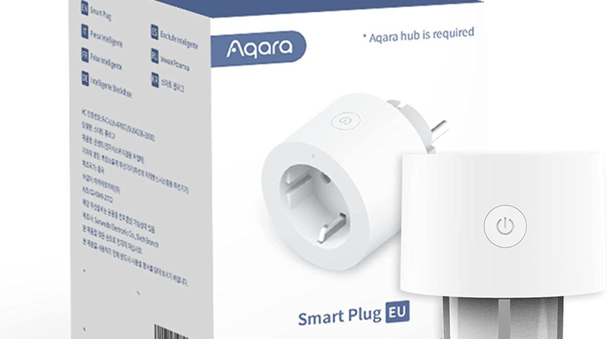 Aqara Enchufe Inteligente wifi Requiere AQARA HUB, Zigbee 3.0. Con Programación, Temporizador y Control de Voz, Control de Energía, Compatible con HomeKit, Alexa, Google Assistant e IFTTT