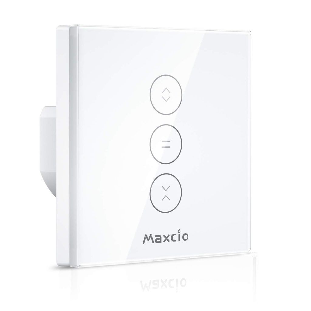 Maxcio Interruptor Wifi Compatible con Alexa y Google Home, Control de APP y Función de Temporizador.