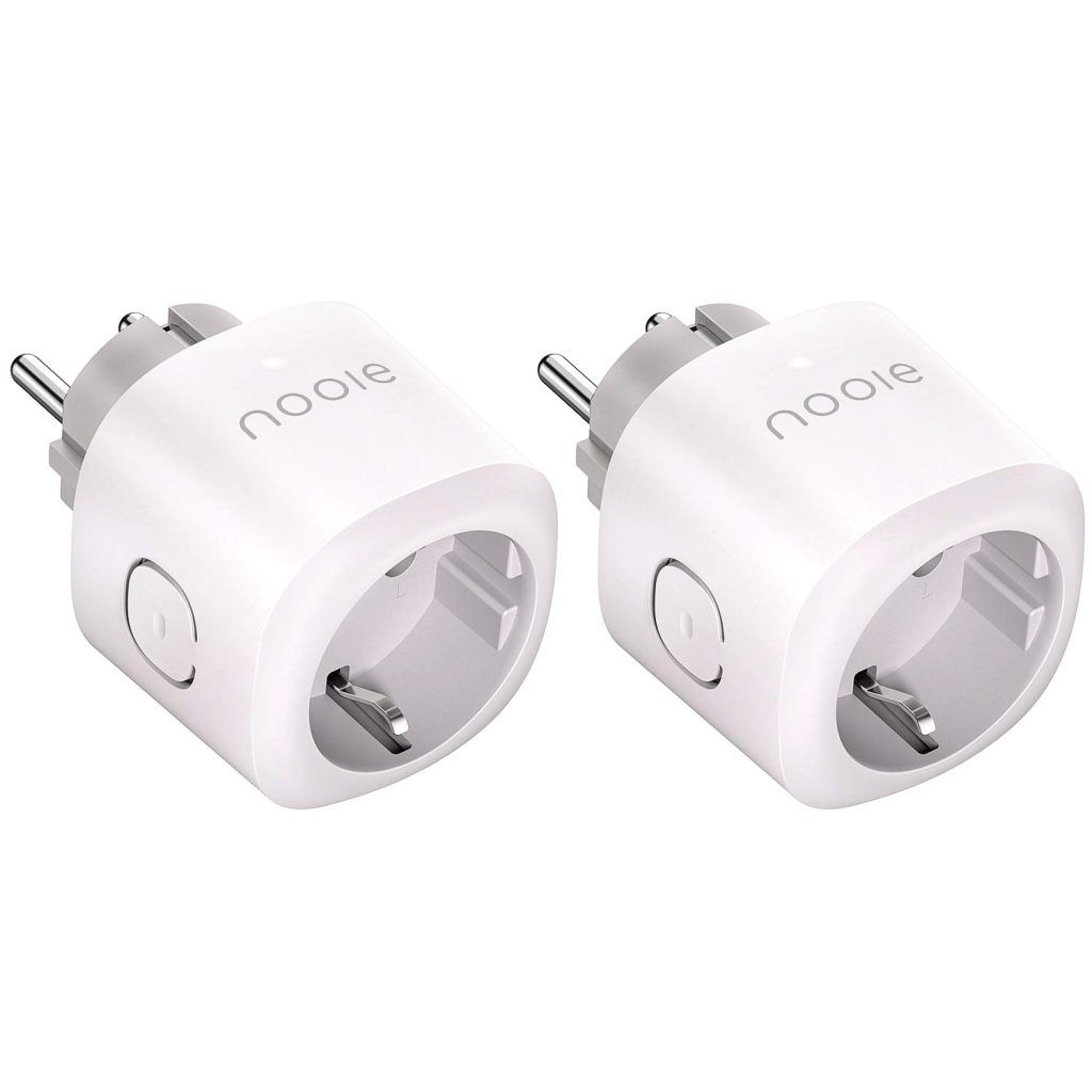 Nooie Enchufe Inteligente Smart Plug. Compatible con Google Home Amazon Alexa. 2-pack