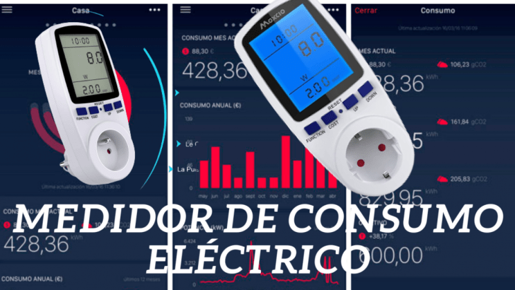 Maxcio Medidor de Consumo de Energía; Controle el consumo de energía en su hogar