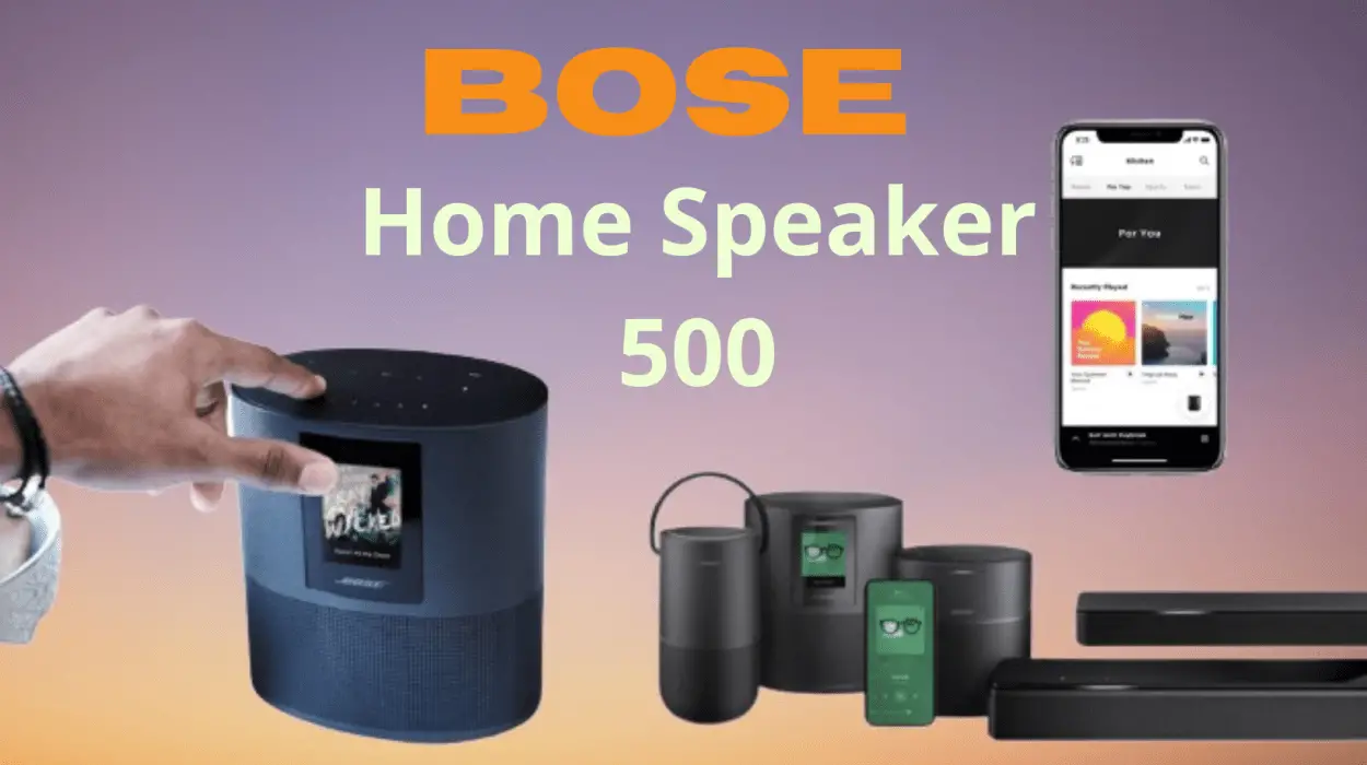 Disfruta del sonido estéreo y el control de voz con el Bose Home Speaker 500