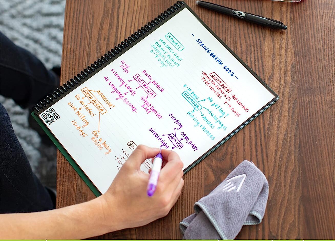 Descubre el cuaderno inteligente, reutilizable y que digitaliza todo lo que  escribes