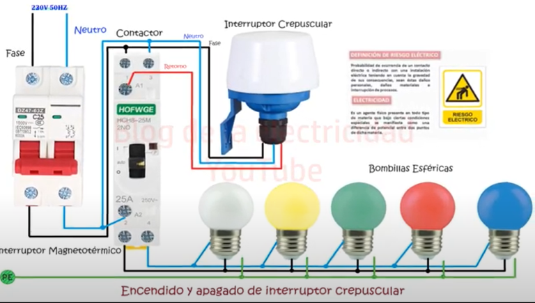 Esquema y Conexión de Interruptor Crepuscular: Guía Completa